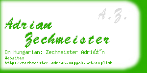 adrian zechmeister business card